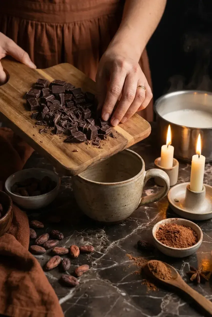 Zubereitung von Ritualkakao