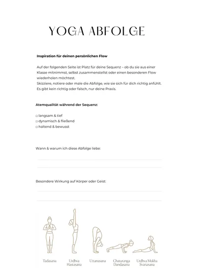 Yoga Journal, Seitenansicht