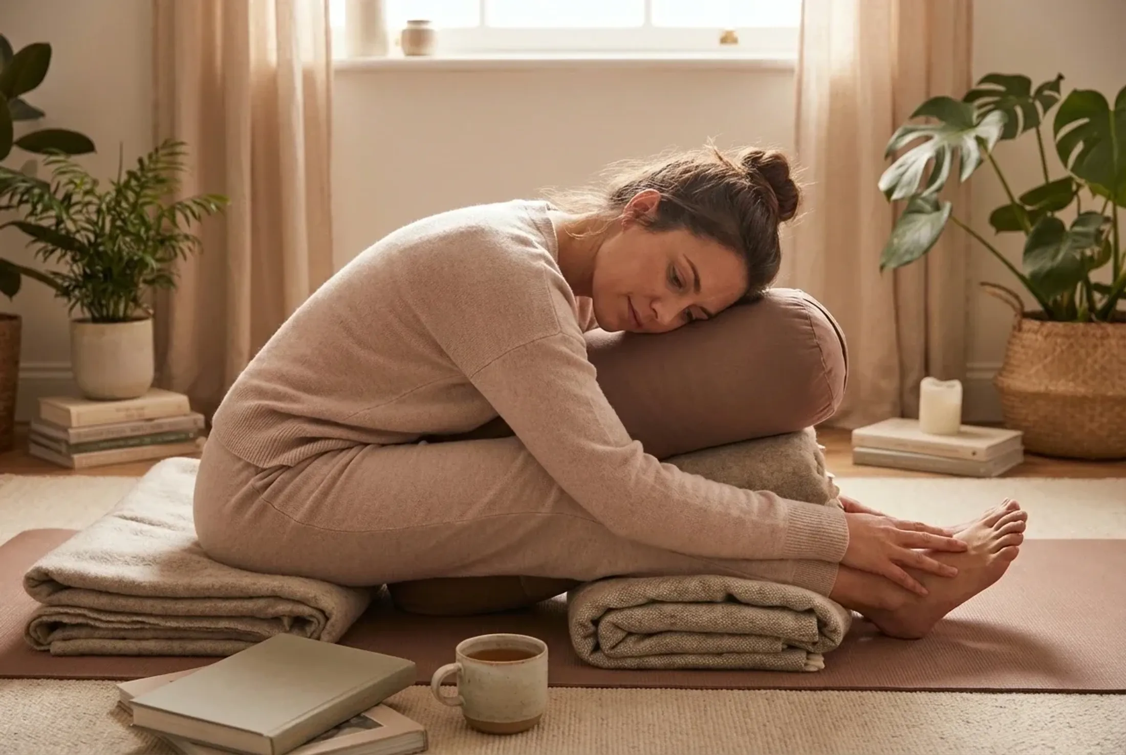 Sanfte Yogapraxis in sensiblen Phasen
